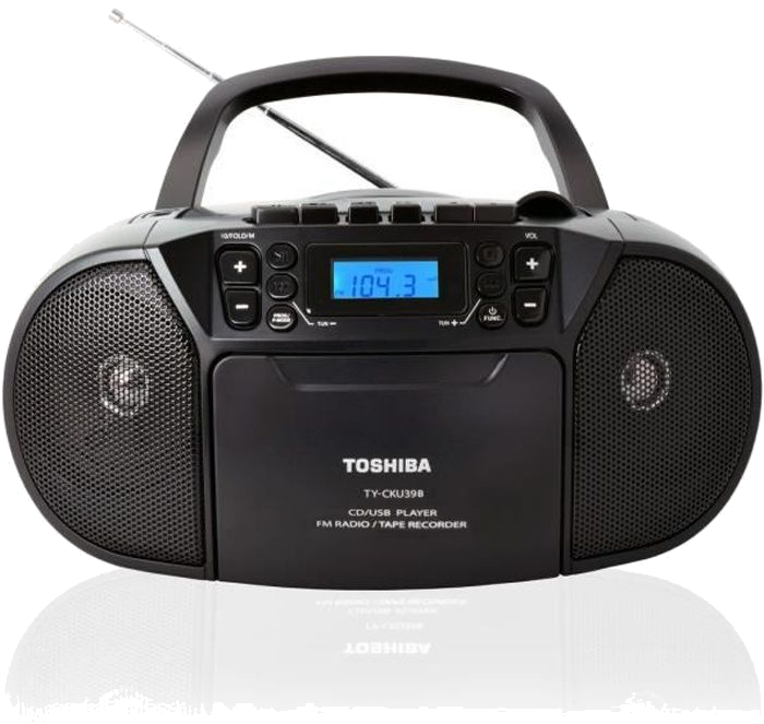 TOSHIBA Boombox CD-Bluetooth-Cassette