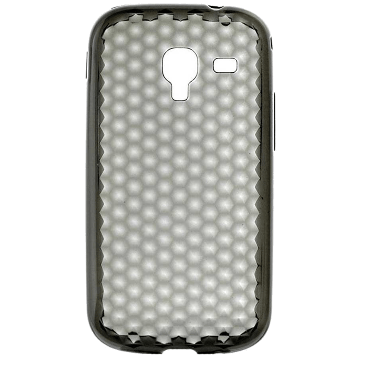 Coque silicone unie compatible Givré Noir Samsung Galaxy Ace 2