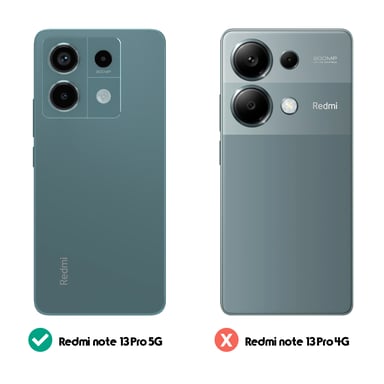 Xfm Funda para Xiaomi Redmi Note 13 Pro 5G Tarjetero delgado y ligero Negro