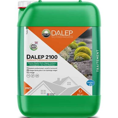 Traitement antimousse DALEP DALEP 2100 concentré 5 L fongicide et hydrofuge Vert