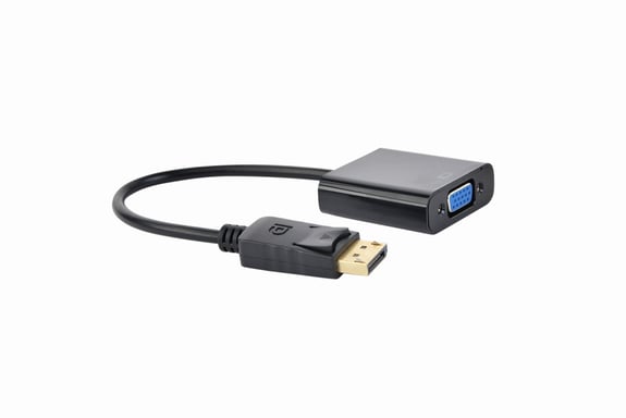 Gembird A-DPM-VGAF-02 câble vidéo et adaptateur 0,15 m VGA (D-Sub) DisplayPort Noir