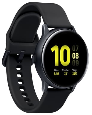 Galaxy Watch Active2 40mm - Boitier en Aluminium Noir - Bluetooth - Bracelet Noir
