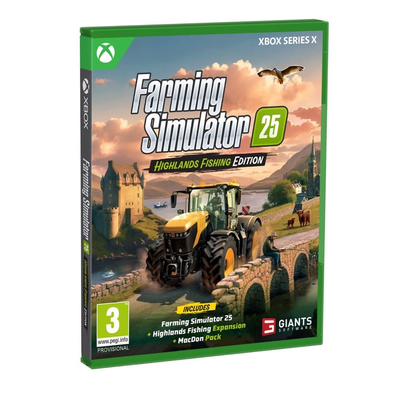 Farming Simulator 25 Highlands Fisching Edition Xbox Series X - Neuf