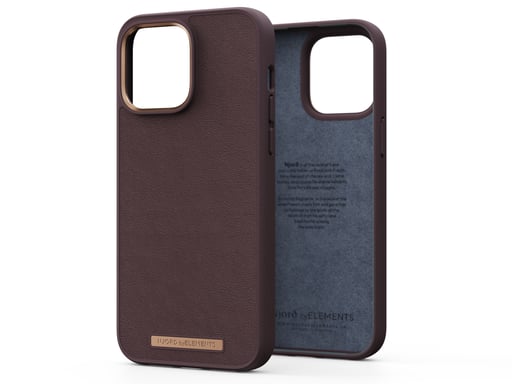 Njord byELEMENTS Genuine Leather coque de protection pour téléphones portables 17 cm (6.7'') Housse Marron
