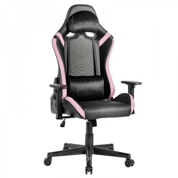 Chaise Gaming Professionnelle MARS GAMING MGC PRO Cuir PU Accoudoirs 2D Dossier Inclinable 135° - vue 3