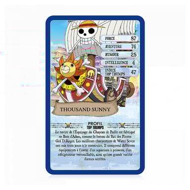 Top Trumps One Piece - Jeu de cartes d'aventure et de stratégie