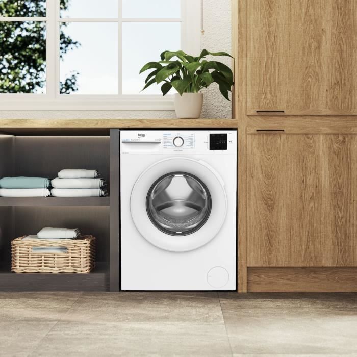 Lave linge hublot BEKO LLFT39411 9 kg Induction L60cm 1400 trsmin Classe A - vue 4