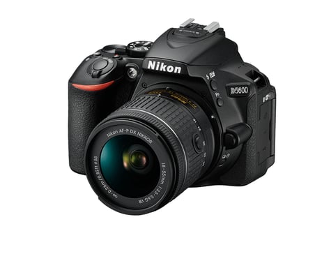 Nikon D5600 + AF-P DX 18-55mm G VR Kit d'appareil-photo SLR 24,2 MP CMOS 6000 x 4000 pixels Noir