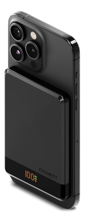 Batterie Externe sans fil magnetique Cygnett MagSlim 5.000 mAh PD - vue 3