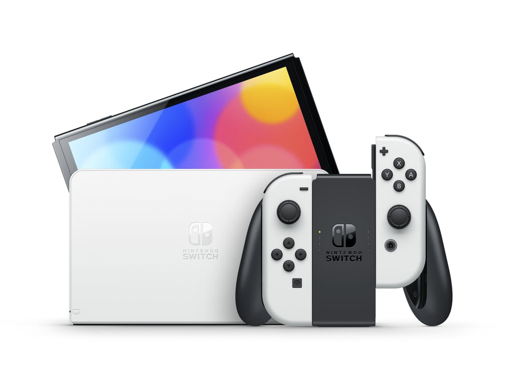 Switch OLED + Pokémon console de jeux portables 17 8 cm 7 Écran tactile Wifi Bon état - vue 2