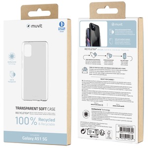 Muvit For Change Coque Recycletek Souple Transparente: Samsung A51 5G