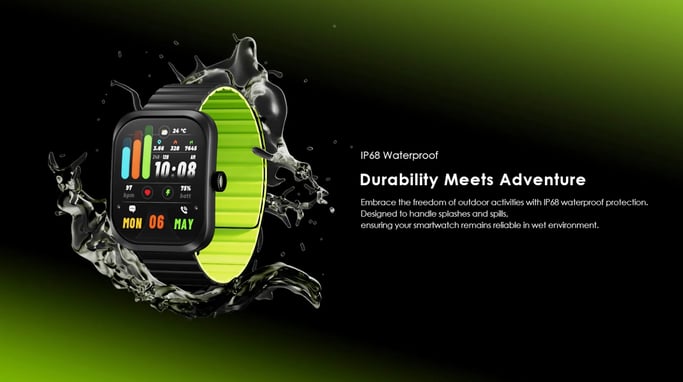 Montre Connectée oraimo Watch Nova N : Écran AMOLED 2,04?, Autonomie 11 Jours et Appels HD Sans Fil