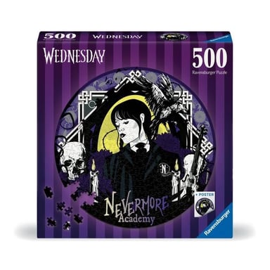 Ravensburger Puzzle 500 pièces rond : Mercredi - France pour garçon - vue 6
