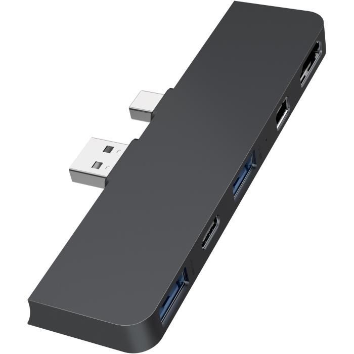 Adaptateur USB Type-C vers 2 ports HDMI HyperDrive Gris pour