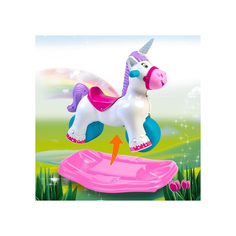 Trotteur 2 en 1 FEBER Baby Unicorn Licorne avec sons et lumières Neuf - vue 3