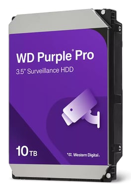 Western Digital Purple Pro WD102PURP disque dur 10 To 7200 tr/min 512 Mo 3.5'' Série ATA III