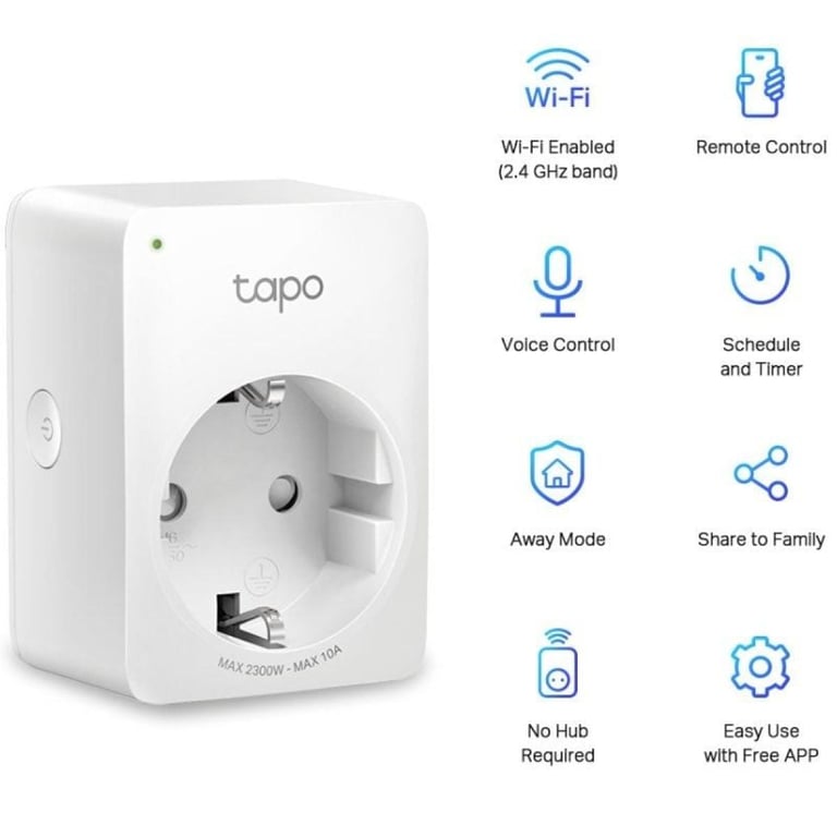 TP Link Tapo P100 Prise intelligente Maison - vue 4