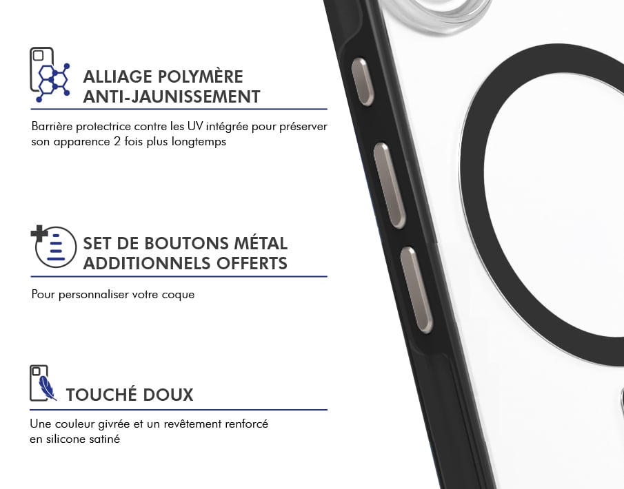 Force Case Coque Renforcée pour iPhone 17 Pro Compatible MagSafe AIR XTREM 4m - vue 4