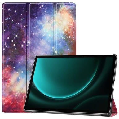 imoshion Coque tablette Design Trifold pour Samsung Galaxy Tab S10 Plus / Tab S9 FE Plus / Tab S9 Plus - Space