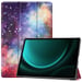 imoshion Coque tablette Design Trifold pour Samsung Galaxy Tab S10 Plus / Tab S9 FE Plus / Tab S9 Plus - Space