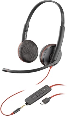 Poly Auriculares estéreo Blackwire C3225 USB-C