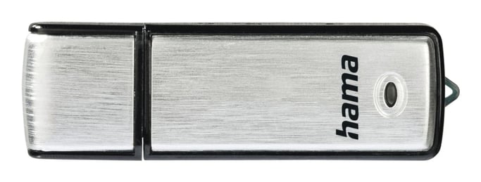 Unidad flash USB 2.0 ''de lujo'', 128 GB, 10 MB/s, negro/plateado