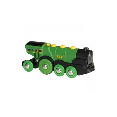 Locomotive Verte Puissante à Piles Brio 33593 - Compatible avec l'Univers BRIO