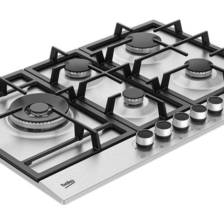 Beko HIAL75225SXE Acier inoxydable Intégré 75 cm Gaz 5 zones - vue 9