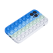 Funda Popping Bubble para Apple iPhone 12/12 Pro, Azul Verde