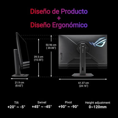 ASUS ROG Strix XG27UCG écran plat de PC 68,6 cm (27'') 3840 x 2160 pixels 4K Ultra HD LCD Noir
