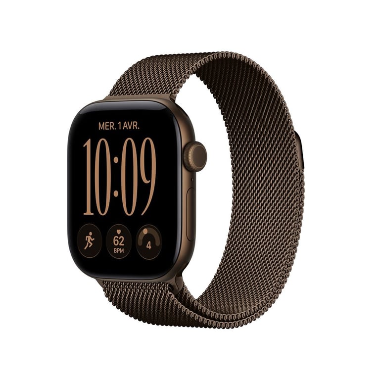 Apple Watch Series 12 GPS + Cellular 42 mm Boîtier en aluminium avec Boucle milanaise - vue 2