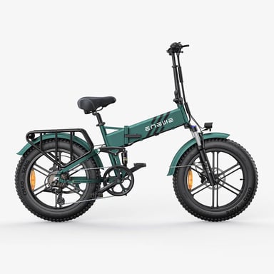 Engwe Engine Pro 2.0 Bicicletta elettrica pieghevole - Pneumatici da 20 pollici Motore da 750W Batteria da 52V16Ah Autonomia 110KM - Verde