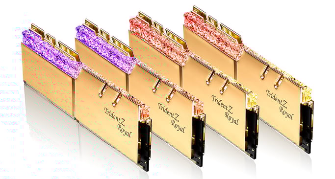 G.Skill Trident Z Royal F4-3600C16Q-128GTRG módulo de memoria 128 GB 4 x 32 GB DDR4 3600 MHz