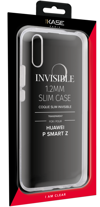 Coque Slim Invisible pour Huawei P Smart Z 1,2 mm, Transparent