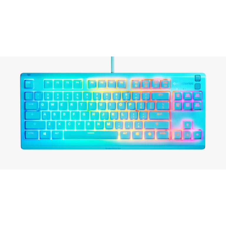 SteelSeries Apex 3 TKL - US clavier Gaming USB QWERTY Anglais américain Couleur aqua