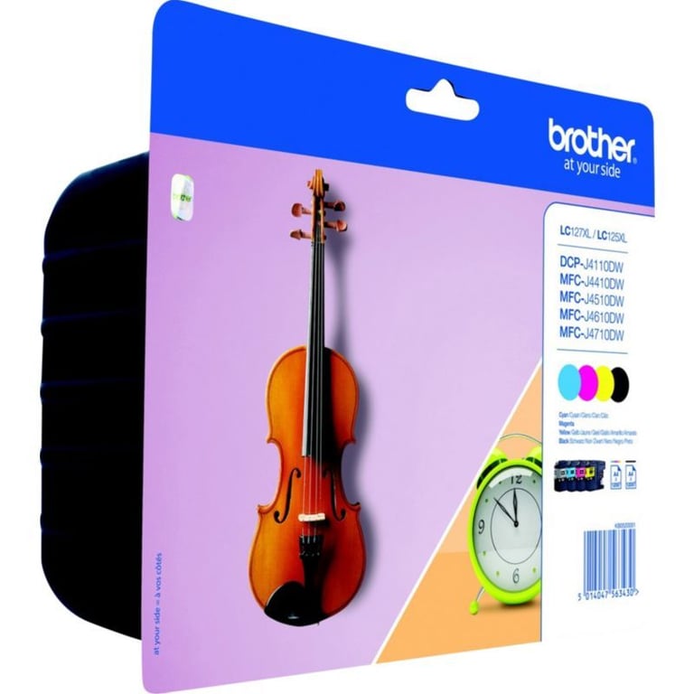 Brother LC127XLVALBP Cyan Jaune - vue 5