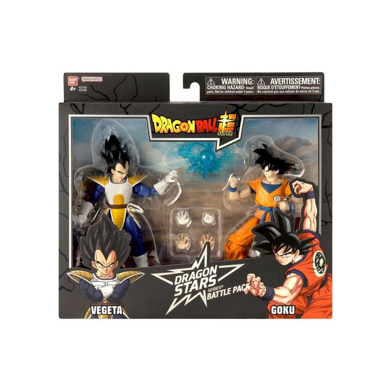 Figurines Bandai Dragon Ball Super Dragon Stars Battle Pack Goku vs Vegeta 17 cm Neuf