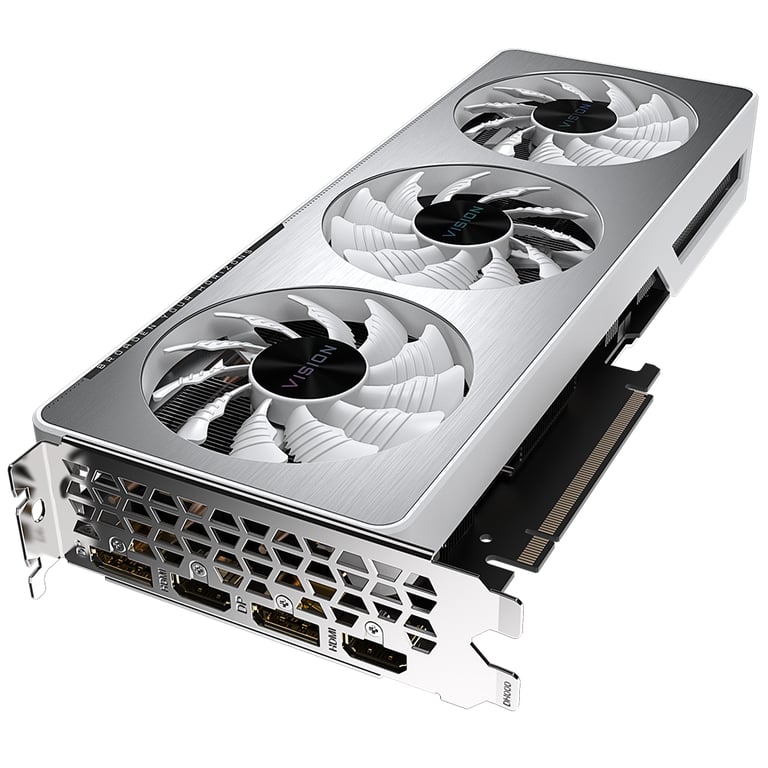 GIGABYTE GeForce RTX 3060 Ti VISION OC 8G (rev. 2.0) NVIDIA 8 Go GDDR6 - Neuf