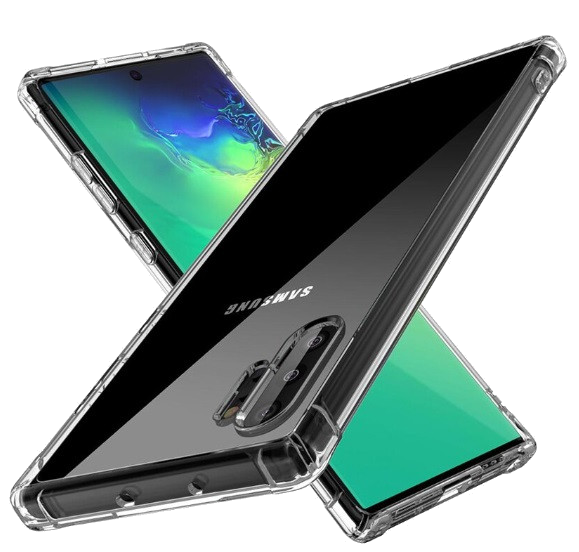 Pack Protection pour SAMSUNG Galaxy Note 10 (Coque Silicone Anti-Chocs + Film Verre Trempe)