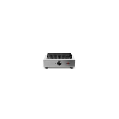 Barbecue électrique de table Krampouz Mythik 1700 W Gris, grille fonte émaillée 40 x 25 cm, thermostat réglable - Neuf