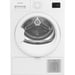 Sèche-linge, Pompe à chaleur, 10 KG, A+/ E, Interface Small Digit, xx d INDESIT - CYD102DWWFR