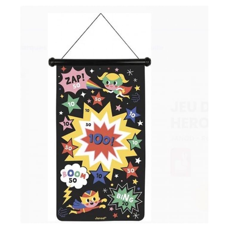 Jeu de Fléchettes Magnétiques Super Héros Juratoys Janod - vue 4