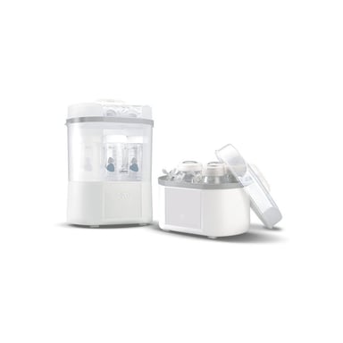 Stérilisateur et sécheur électrique Chicco 6 biberons vapeur 2 modes Full Size Compact