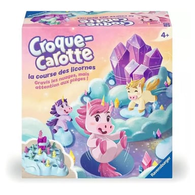 Jeu de Société Croque Carotte Licorne - Course Enchantée pour Enfants