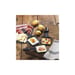 Raclette 8 personnes KITCHENCHEF KCWOODLUX8 1200 W Plaque double face antiadhésive Bambou Noir/Naturel