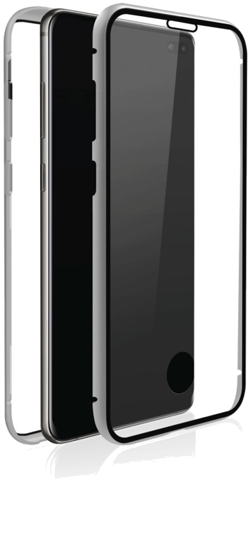 Coque de protection 360° Glass pour Samsung Galaxy S10, argent