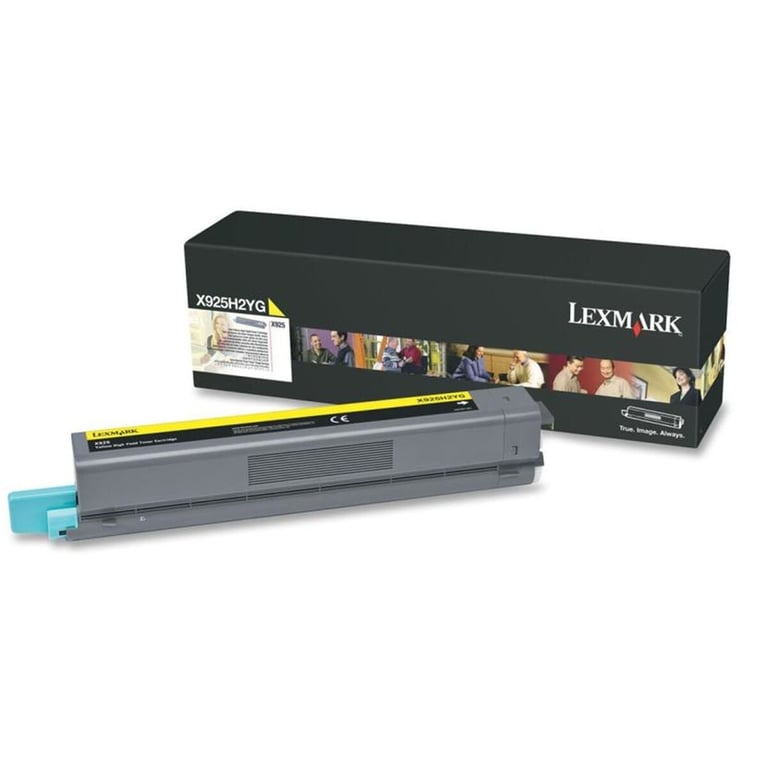 Cartouche de toner jaune Lexmark X925 Rendement élevé 7500 pages - vue 2