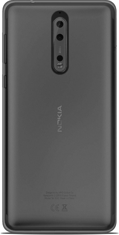 Coque silicone unie compatible Transparent Nokia 8