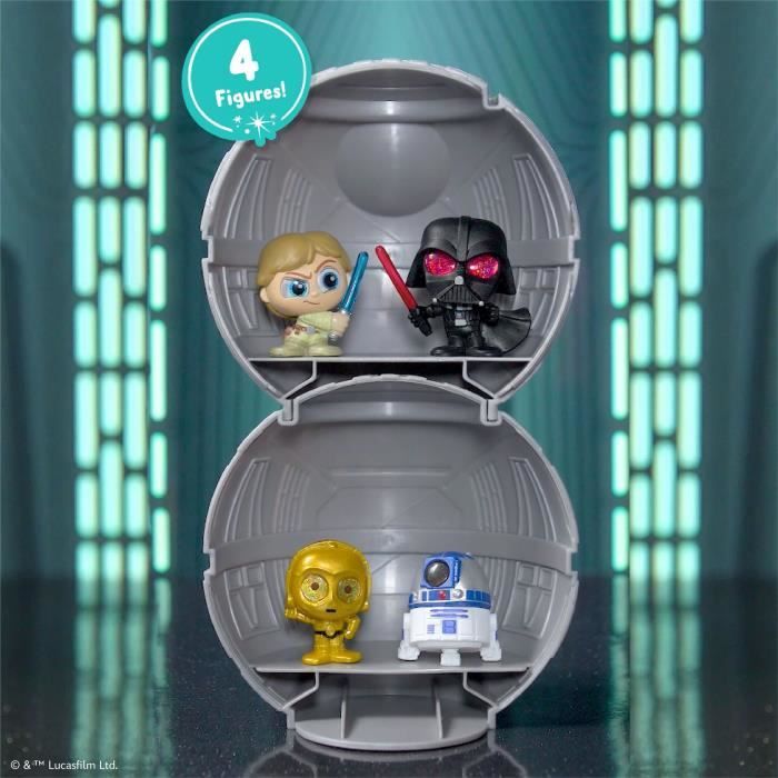 Figurines à collectionner STAR WARS Capsule Galaxy Peek 4 figurines 4 cm 25 à collectionner - vue 4