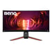 BenQ EX3415R 86,4 cm (34'') 3440 x 1440 píxeles UltraWide Quad HD LED Negro, Gris
